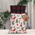 thumbnail image 5 of Honeii Gnomes Merry Christmas Print Small Burlap Bags,Christmas Drawstring Treat Bags Gift Bags Reusable Candy Goodie Wrapping Bags for Holiday Party Favors Supplies -Black, 5 of 8