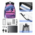 thumbnail image 4 of Disketp Hawaiian Beach Dolphin Mochila Ligera Clásica con Múltiples Bolsillos, Mochila Casual para Hombre y Mujer, Ideal para Escuela, Trabajo y Viajes, 4 of 6