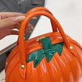 thumbnail image 5 of HAYIMI Women Pumpkin Handbag Stylish Glossy Removable Chain Strap Handle Crossbody Purse Halloween Party Shoulder Bag, 5 of 6
