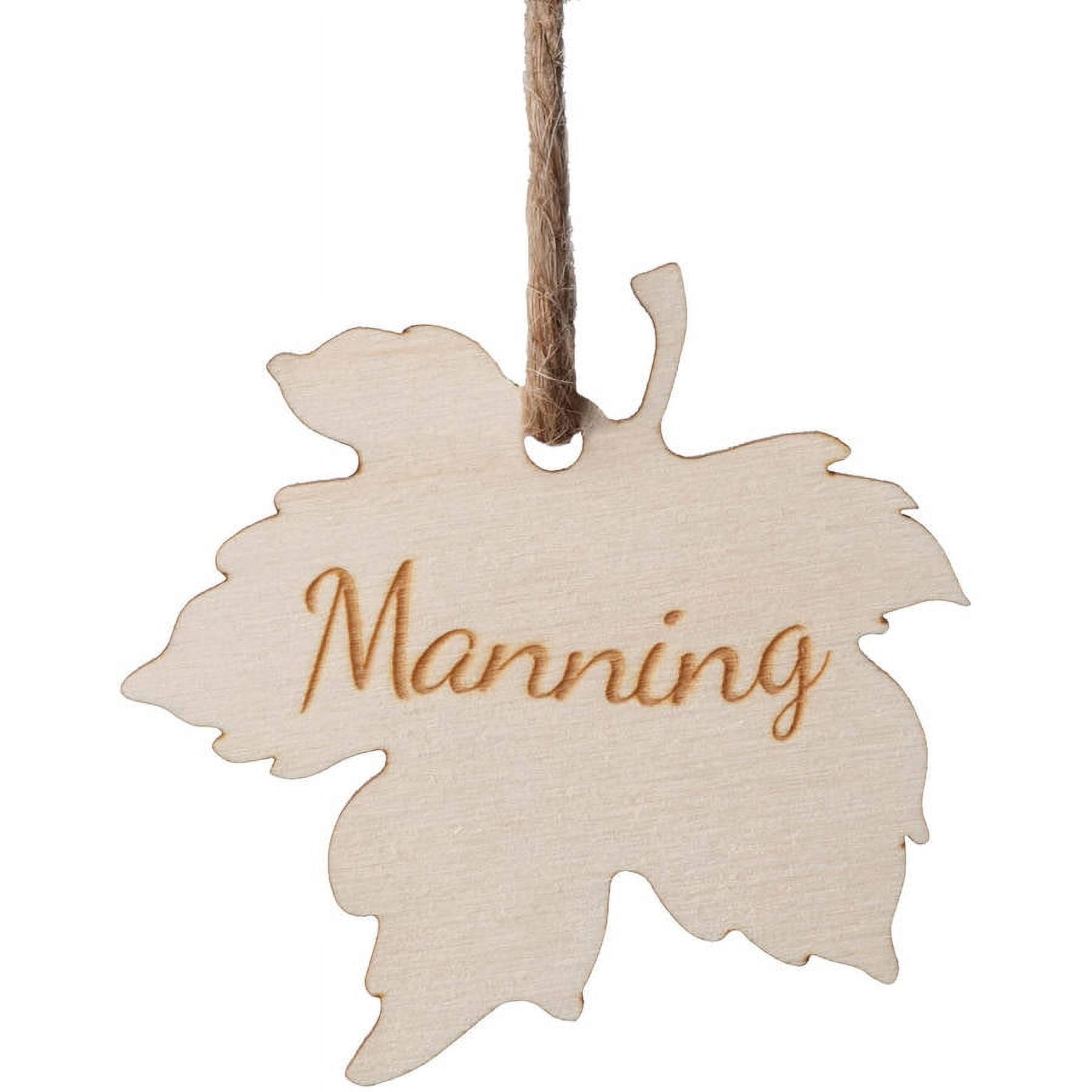 Personalized Wood Setting Tags