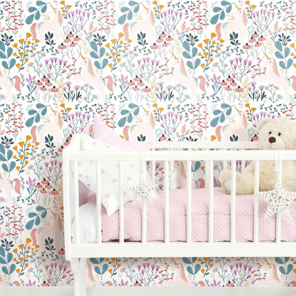 Clara Jean Unicorn Paradise Peel & Stick Wallpaper