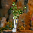 thumbnail image 4 of Virelaxpo Solar-Powered Cemetery Vase with Cross Decoration Memorial Flower Holder for Human and Pet Graves Weather-Resistant Outdoor Decor Easy Installation Durable Material, 4 of 6