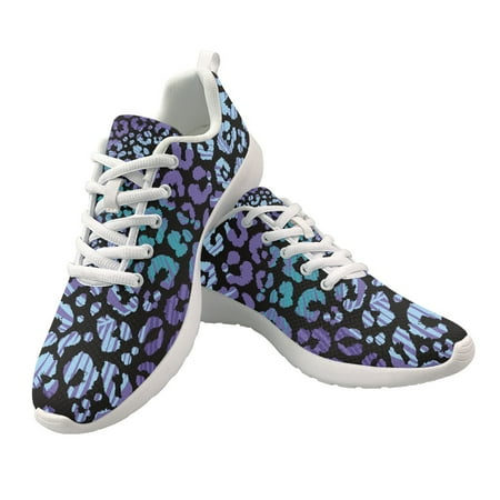

Running Shoes Men Women Lightweight Cushion Adult Shoes Leopard Print Breathable Outdoor Sneakers Athletic Trainer Sport Shoes