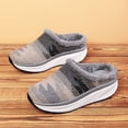 thumbnail image 4 of Zapatos de invierno para mujer Zapatillas tejidas voladoras Suela gruesa Confort al aire libre Ocio Zapatos cálidos Wmkox8yii hj789, 4 of 9