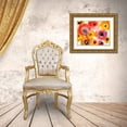 thumbnail image 3 of Loreth, Lanie 32x25 Gold Ornate Wood Framed with Double Matting Museum Art Print Titled - Peachy Floral, 3 of 4