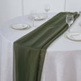 thumbnail image 2 of Efavormart 6FT Olive Green Premium Chiffon Table Runner for Party Dining Banquet Events Restaurant Kitchen Home and Multi-Use, 2 of 10