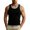 Black, variant on Mens Muscle Fit Boxing Tank Tops Plain Sleeveless Crew Neck Gym Jogger Vests Casual Summer Flex Training Running Gym Shirts