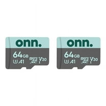 onn 64 GB microSDXC U3 Memory Card, 2 Pack