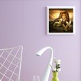 thumbnail image 3 of Kits de pintura de diamante 5D DIY Mosaico de pared de león de taladro redondo completo (E1523) Sywqhk Decoración hogareña, 3 of 9