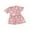 Pink, variant on JYYYBF Toddler Girl Summer Outfit Floral Print Crew Neck Short Sleeve T-Shirts Tops and Shorts 2Pcs Clothes Set