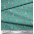 thumbnail image 2 of Soimoi Polyester Crepe Fabric Paisley Block Print Sewing Fabric Yard 42 Inch Wide, 2 of 3