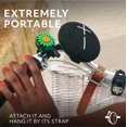 thumbnail image 2 of Ultimate Ears MINIROLL Ultra-Portable Waterproof Bluetooth Speaker, Big Bass, IP67 Dustproof, 131 ft (40 m) Range - Gentle Black, 2 of 5