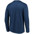 thumbnail image 3 of Men's Majestic Heathered Navy Milwaukee Brewers Big & Tall Long Sleeve Team T-Shirt, 3 of 4