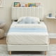 thumbnail image 4 of Qinaqin Upholstered Twin Cama Frames con a Bookcase cm de Alturaeadboard Velvet Platform Resistente Steel Support Legs Easy Assembly y Noise Free Profundidadsign en Beige, 4 of 7