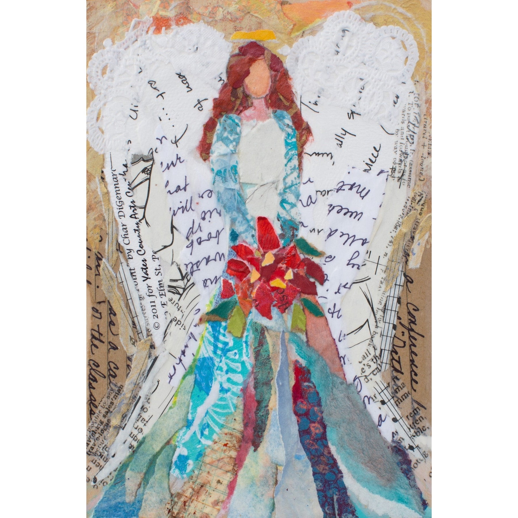 "Angelique" Painting Print on Wrapped Canvas