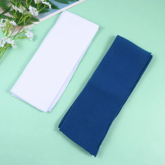 HOOWIFFY Collar Cloth Knitted Elastic Assorted Color for DIY Projects 6Pcs