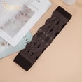 thumbnail image 4 of Women Elastic Wide Dress Belt 50S Stretchy Vintage Waist Cinch Belt, 4 of 9
