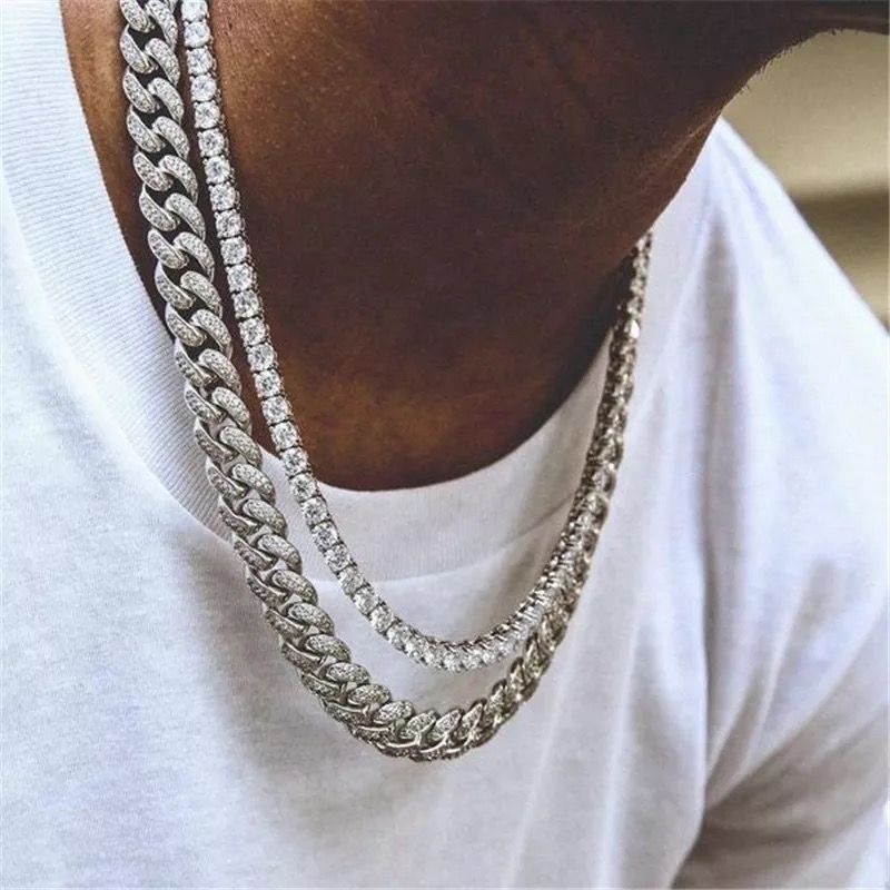 Tennis Chain Rhinestone Necklace 