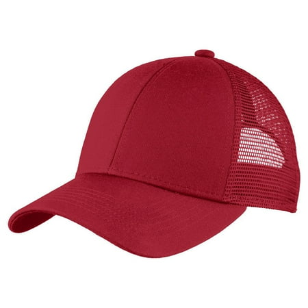 Poly Mesh Cap - Port Authority Men's Adjustable Mesh Back Cap