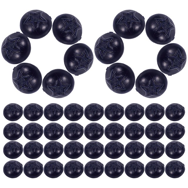 KAKOWELY mini fruits 100Pcs Mini Fake Blueberry Charms Realistic Artificial Blueberries for DIY Craft Home Kitchen Deco Food Photography Props Party Decorations 7mm