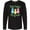 AB-Black, variant on Funny Easter Just Chillin' with My Peeps Long Sleeve T-Shirt