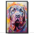thumbnail image 2 of Neapolitan Mastiff Canvas Wall Art Famous Oil Paintings Monets Watercolor Dog Canvas Funny Dog Canvas Floral Print Abstract Farmhouse Gallery Aesthetic Room Decor for Bedroom Bathroom, 2 of 6