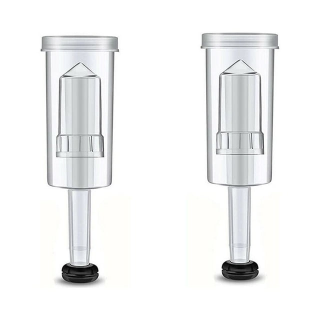 2 x Brewing Air Lock airlock 3-Piece Type Home Brew Beer Wine With Grommet FP