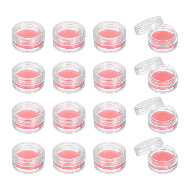 12PCS Cera de pegamento para pintura de arte de diamante 5D Redonda DIY Recambios de cera para arte de diamante con caja de almacenamiento (23mm/0.9", Rojo)
