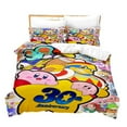 thumbnail image 5 of Kirby Cartoon Anime 2 Piece/3 Piece Bedding Sets Comforters Sets & Pillowcases Set for Boys Girls Mens Womens Breathable Durable Microfiber Super Soft Ultra-Soft Fashion Funny, 5 of 8