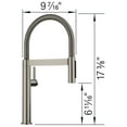thumbnail image 2 of Blanco 527480 Culina Ii Mini 1.5 GPM Single Hole Pre-Rinse Pull Down Kitchen Faucet - Gold, 2 of 2