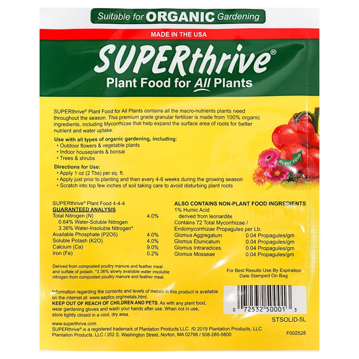 SUPERthrive Organic 4-4-4 All-Purpose Fertilizer, Solid Granular and Ferry-Morse English Cottage Perennial Garden Seed Variety Pack