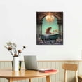 thumbnail image 2 of COMIO  Fantasy Mermaid Luxurious Bathtub Lighted Canvas Print Wall Art Home Décor, 2 of 4