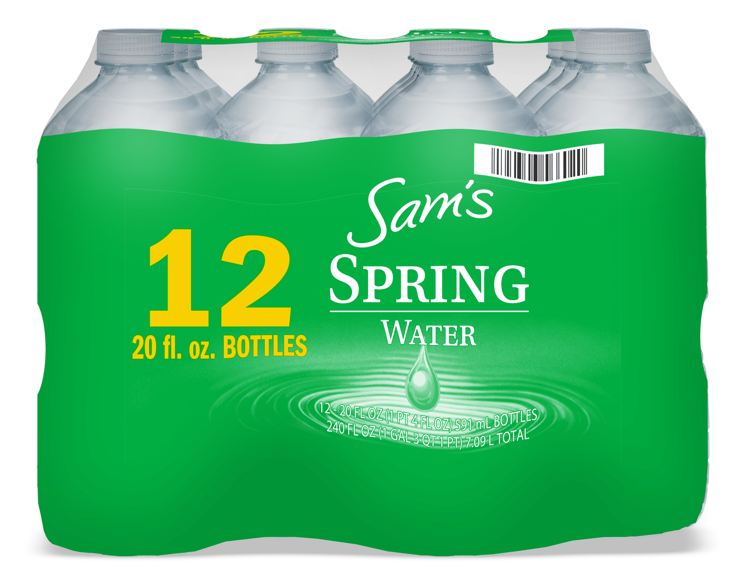 6 pack) Zephyrhills Florida Spring Water, 3 Liter, Single Plastic