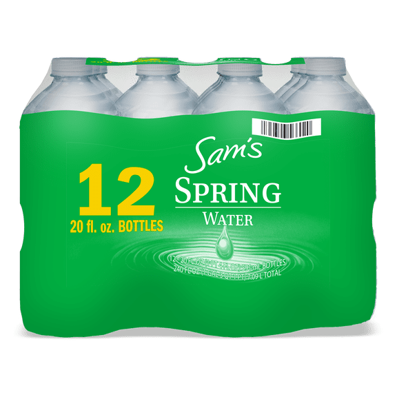 Sam's Spring Water, 20 oz, 12 Count