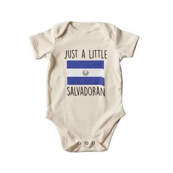 El Salvador Newborn Baby Bodysuit