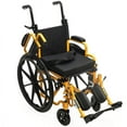 thumbnail image 2 of Smilez Pediatric Wheelchair Yellow 14" Seat Width, All Accessories Included, 2 of 14