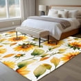 thumbnail image 4 of Sunflower Area Rugs 5x7 ft Watercolor Spring Flower Farm Washable Rug Non Slip Indoor Carpet Absorbent Floor Mat for Living Room Bedroom Dining Room, 4 of 9
