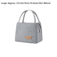 thumbnail image 4 of Advancent Bolsa de almacenamiento para almuerzo de Camping, organizador térmico portátil, bolso de mano, caja de organización, bolsa para Kits de desorden para acampar Gris Largo, 4 of 6