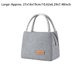 thumbnail image 4 of Advancent Bolsa de almacenamiento para almuerzo de Camping, organizador térmico portátil, bolso de mano, caja de organización, bolsa para Kits de desorden para acampar Gris Largo, 4 of 6