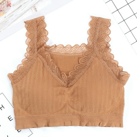 

Kayannuo Bras For Women Clearance Women s New Sexy Lace No Steel Ring Anti-glare Sports Vest Underwear