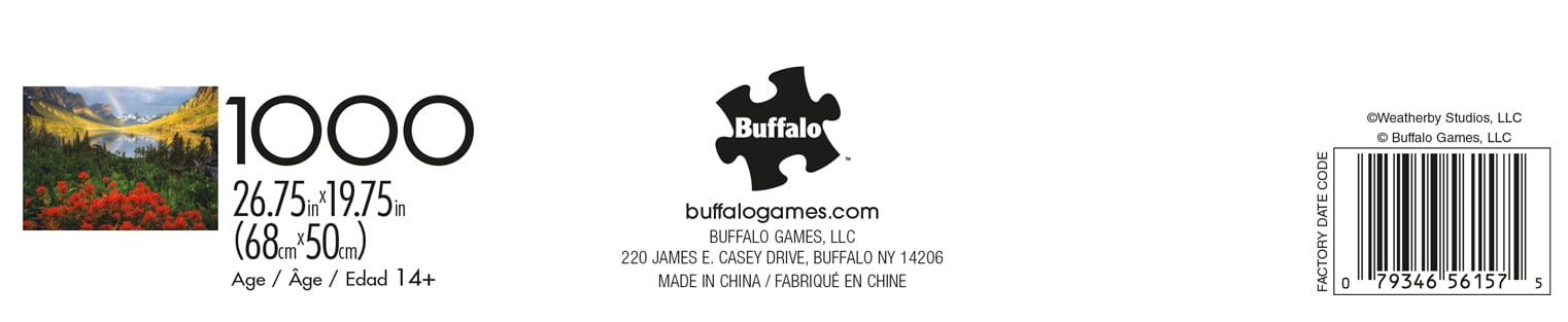 Buffalo Games 1000-Piece Gold Rainbow Days Jigsaw Puzzle