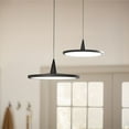 thumbnail image 4 of 83962MBK Elan Lighting Jeno - 9 Inch 16.8W 1 LED Mini Pendant-Matte Black Finish, 4 of 7