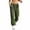 Army Green, variant on Lenpel Womens Casual Cargo Pants Athletic Fashion Drawstring Low Rise Joggers with Pockets Loose Fit Outdoor Sweatpants Fall Outfits(White,X-Large)