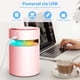 thumbnail image 2 of Humidificador de aire de 900 ml, difusor de aceites esenciales de vapor frío, humidificador USB portátil para bebés, humidificador ultrasónico silencioso, color rosa, 2 of 5