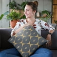 thumbnail image 3 of Plutus Brands Blue Cube Diamond Luxury Throw Pillow-Size:20" x 20", 3 of 3