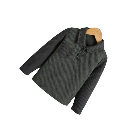 

Casual Colorblock Polo Long Sleeve Multicolor Toddler Boy Polo Shirts ( Boy s)