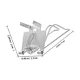 thumbnail image 2 of Luxshiny Cash Drawer Clip Plated Silver Metal Replacement Accessory for Cash Register Trays, 2 of 8
