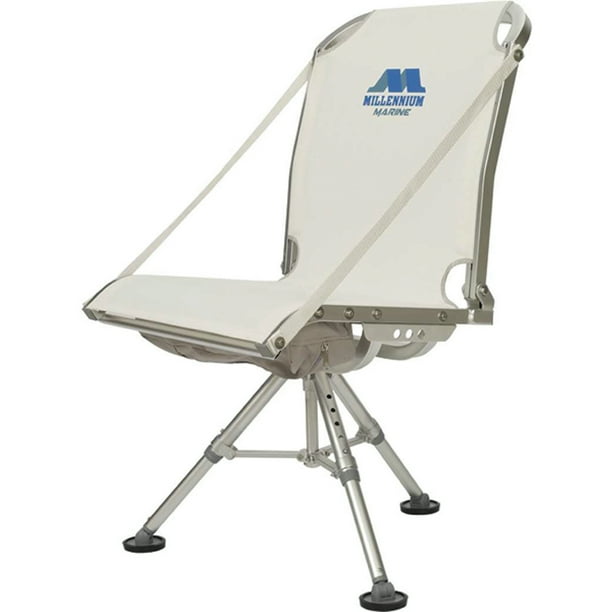 Millennium Marine D100WH White Boat Deck Chair