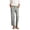 Green, variant on Women's Daily Elastic Waist Straight Leg Pants with Pockets Solid Loose