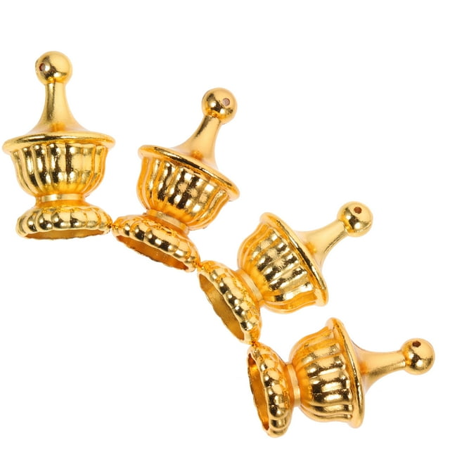 unbranded 4Ud Finiales Vintage De Metal Dorado Para Lámparas De Y Con Elegante